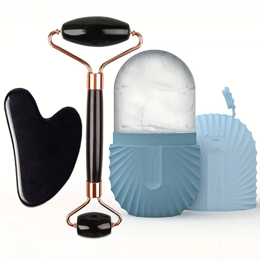 Ice Face Roller Set — Cooling Massage for a Lifted, Glowing Look