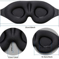 Eye Mask for Sleeping 3D Contoured Cup Blindfold Concave Molded Night Sleep Mask Block Out Light with Women Men