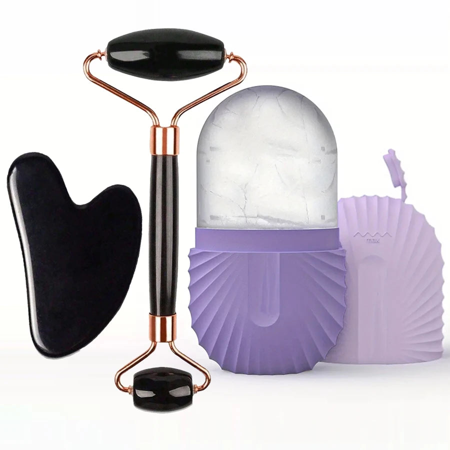 Ice Face Roller Set — Cooling Massage for a Lifted, Glowing Look
