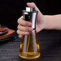 Stainless Steel Oil Sprayer — 200ml Glass Bottle