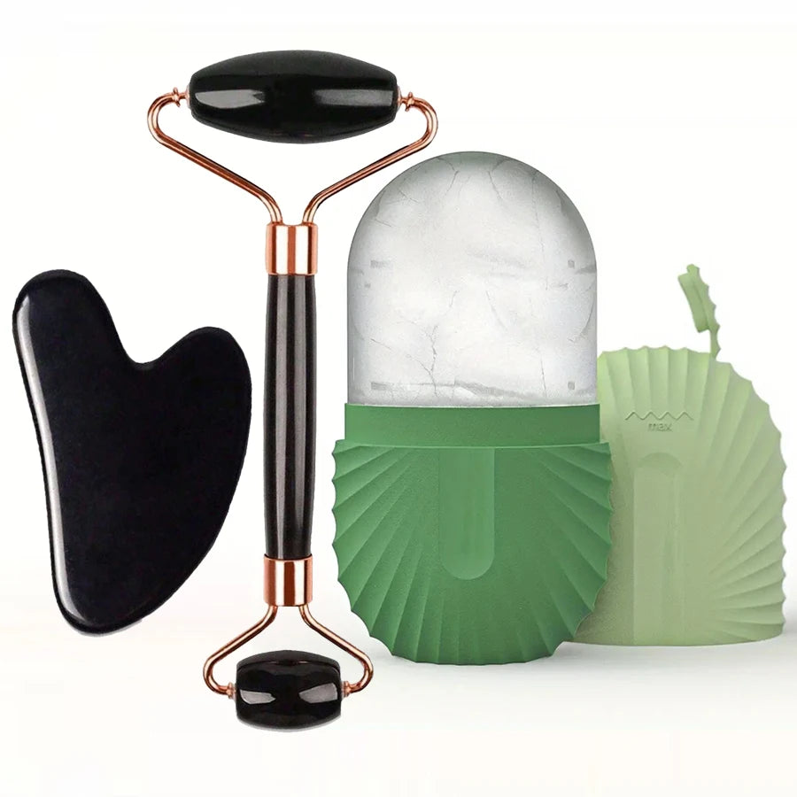 Ice Face Roller Set — Cooling Massage for a Lifted, Glowing Look