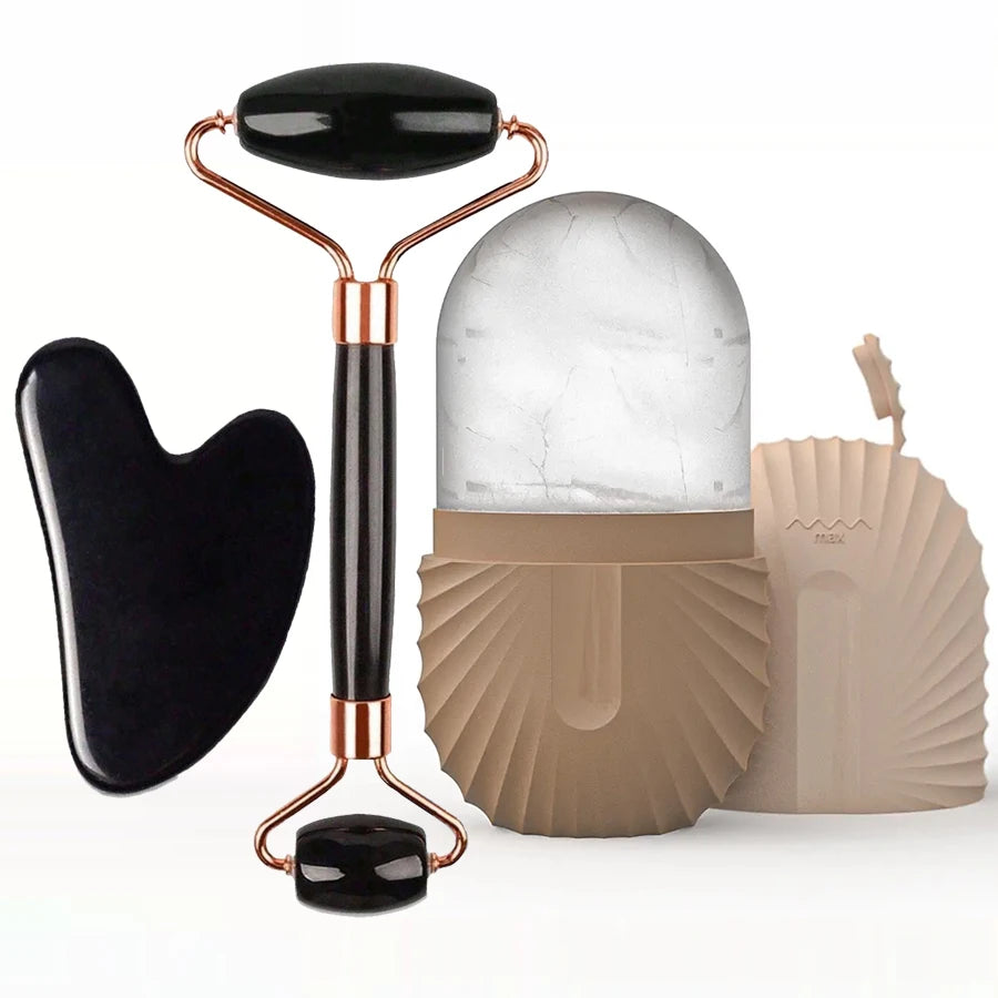 Ice Face Roller Set — Cooling Massage for a Lifted, Glowing Look
