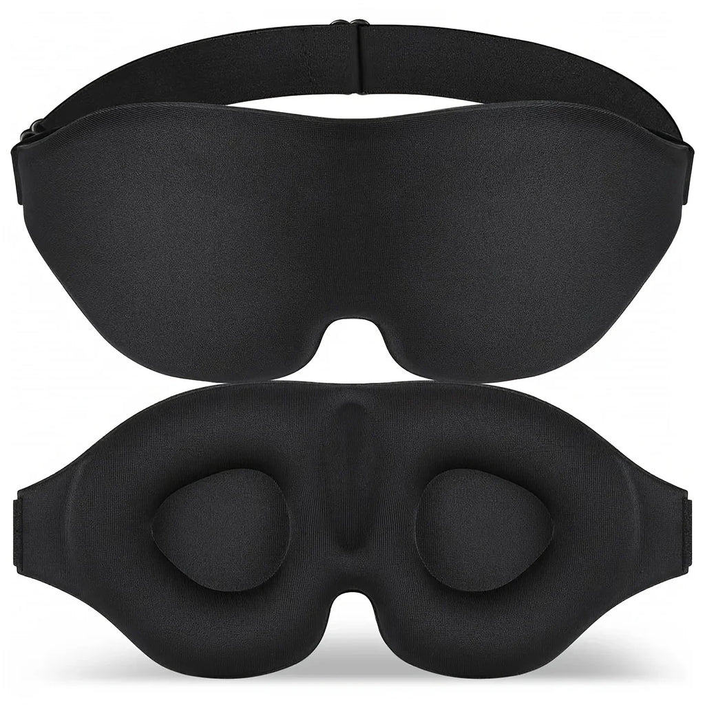 Eye Mask for Sleeping 3D Contoured Cup Blindfold Concave Molded Night Sleep Mask Block Out Light with Women Men