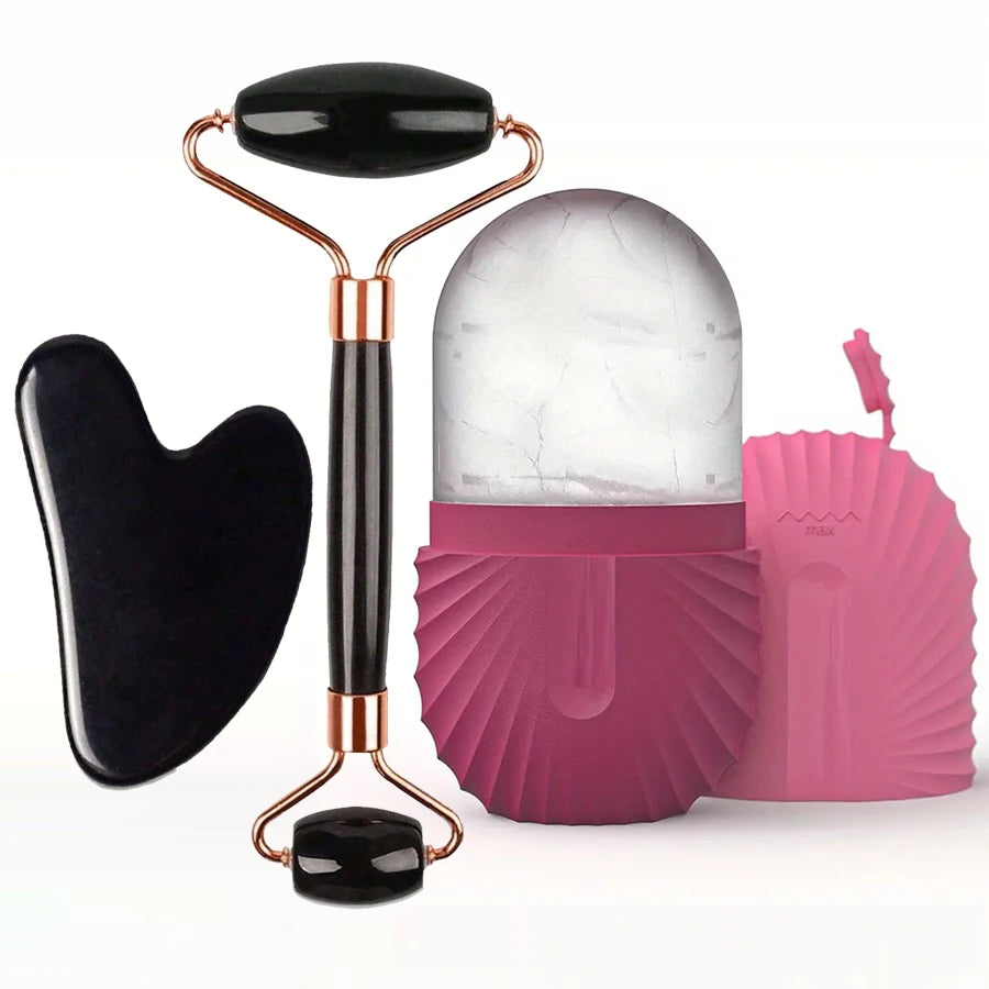 Ice Face Roller Set — Cooling Massage for a Lifted, Glowing Look