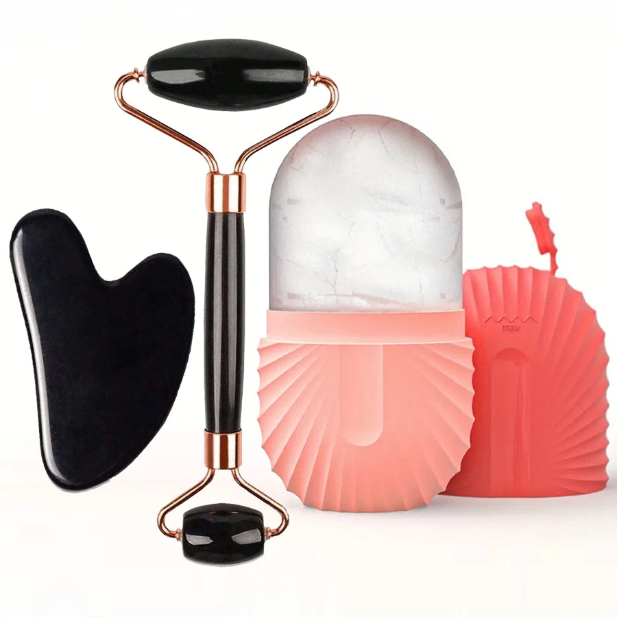 Ice Face Roller Set — Cooling Massage for a Lifted, Glowing Look